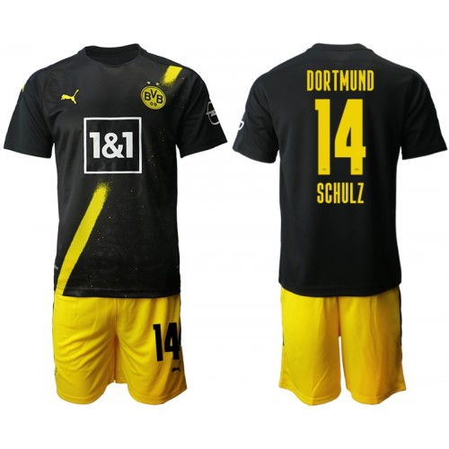 Borussia Dortmund Dres Nico Schulz 14 Dječji Gostujući 2020/21 Kratkih Rukava Borussia Dortmund Dres Nico Schulz 14 Dječji Gostujući 2020/21 Kratkih Rukava